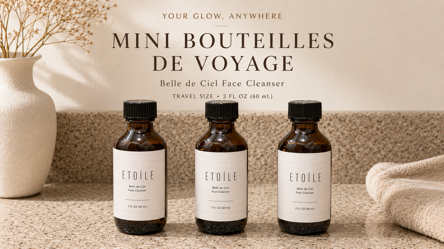 Belle de Ciel Mini Bouteilles de Voyage